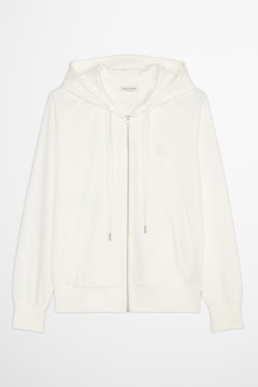 MARC O'POLO Sweatjacke weiß
