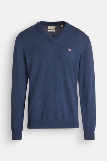 GANT Wollmixpullover dunkelblau