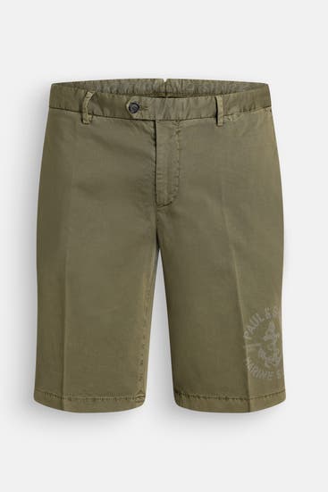 PAUL & SHARK - Chino-Shorts graugrün