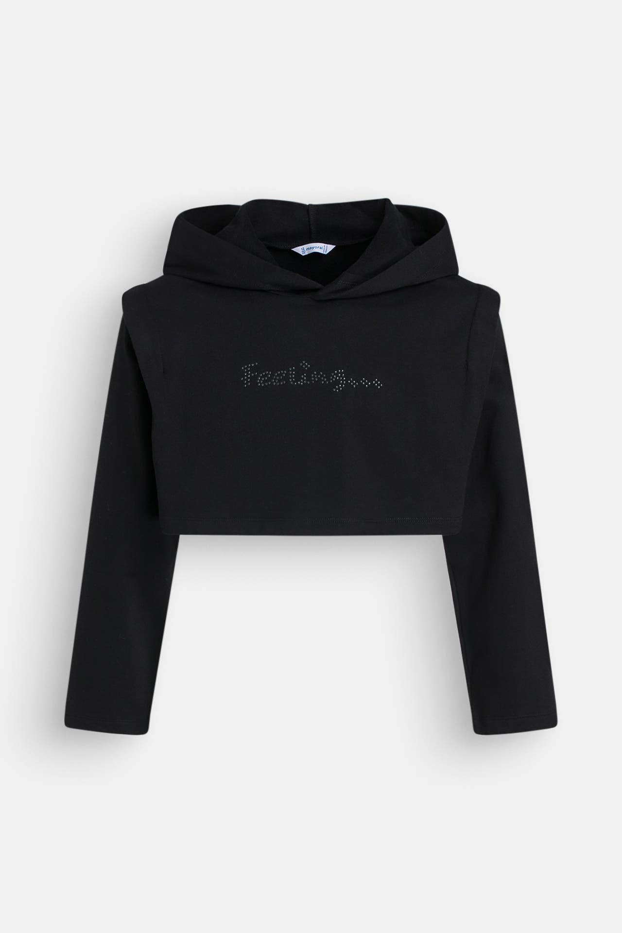 MAYORAL Set: Hoodie und Jerseykleid schwarz, Bild 1