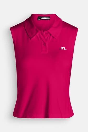 J.LINDEBERG SPORTSWEAR Polo-Top 'Lindy' beere