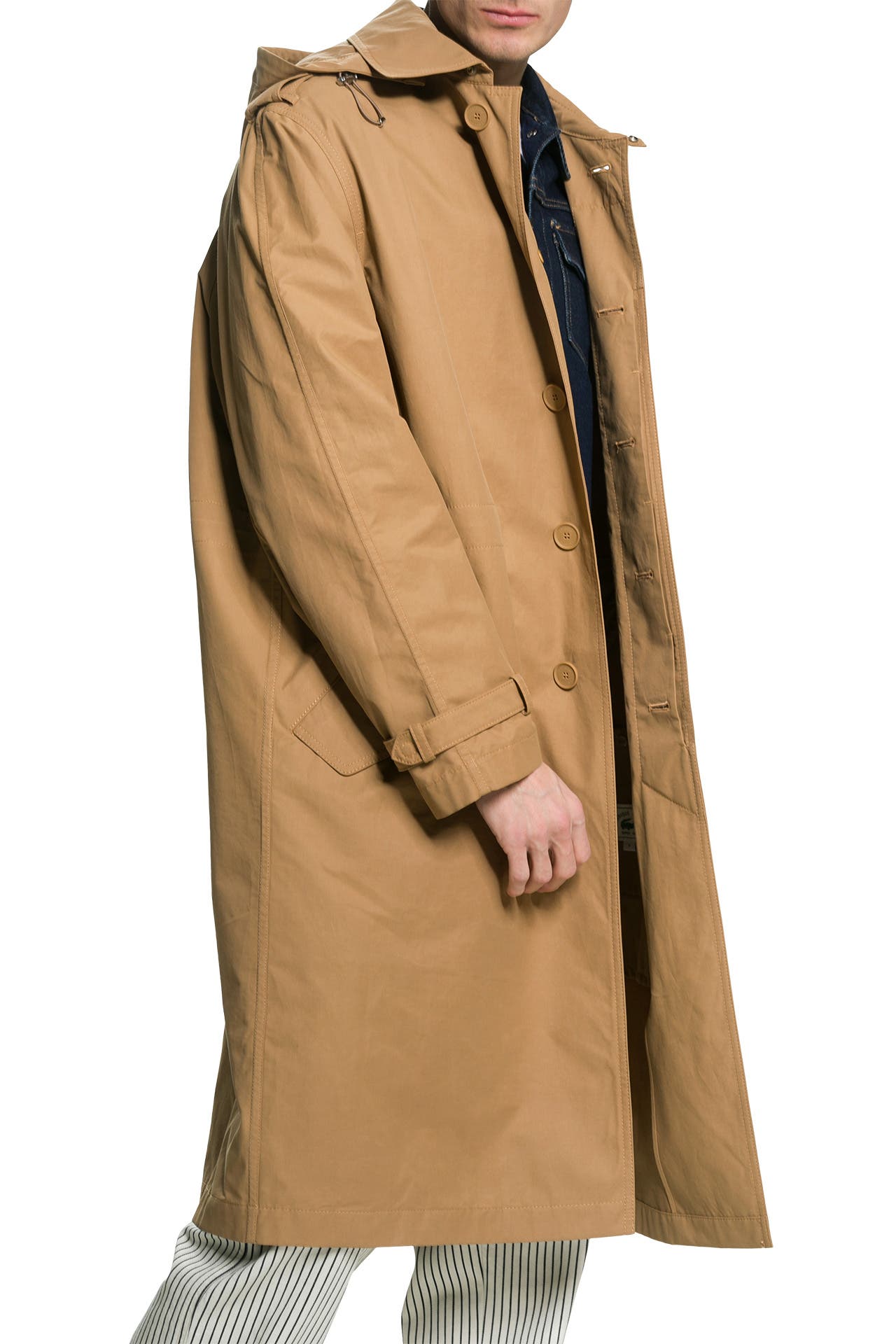 LACOSTE Trenchcoat braun unisex gunstig online kaufen Outletcity