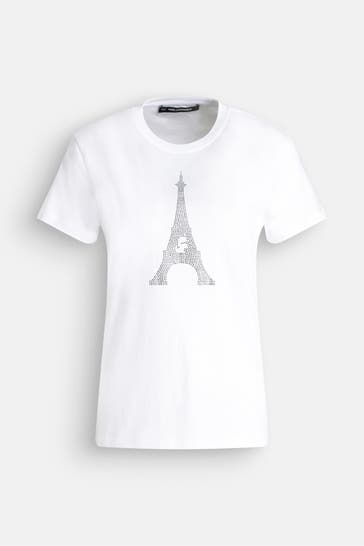 KARL LAGERFELD T-Shirt weiß