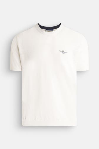 AERONAUTICA MILITARE Leinenshirt ecru