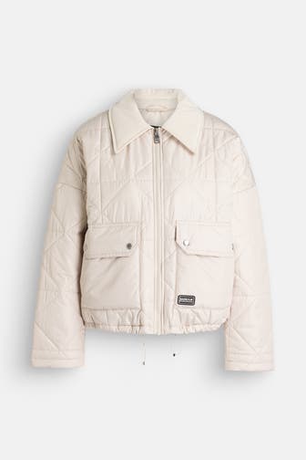 BARBOUR INTERNATIONAL Light-Steppjacke 'Juliana' ecru