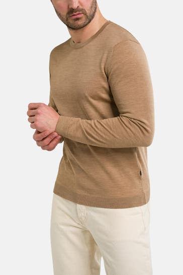 MAERZ MUENCHEN Wollpullover braun