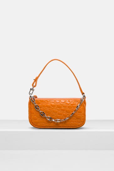 BY FAR Handtasche 'Mini Rachel' orange