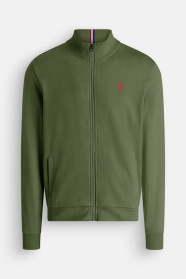 U.S. POLO ASSN. Sweatjacke waldgrün