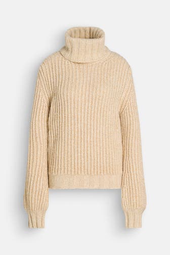 JET SET Rollkragenpullover beige