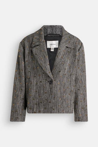 GESTUZ Bouclé-Blazer 'Riva' zweifarbig