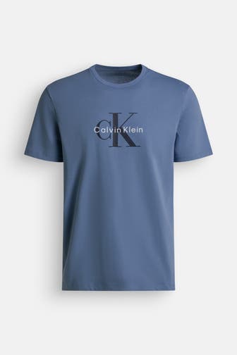 CK JEANS T-Shirt azurblau