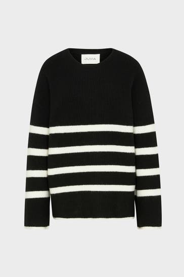 JUVIA Striped woollen blend Knit Sweater