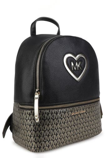 MICHAEL KORS Rucksack schwarz gold