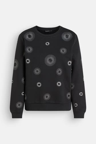 DESIGUAL Sweatshirt schwarz