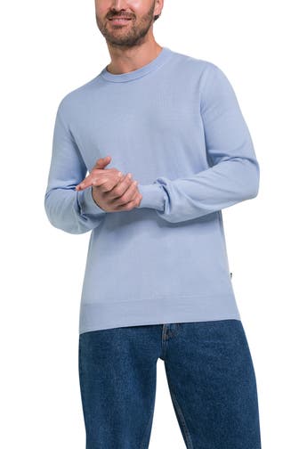 BOSS Strickpullover 'Fabello' hellblau
