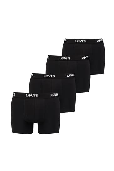 LEVI'S® 4er-Pack Boxer Trunks schwarz