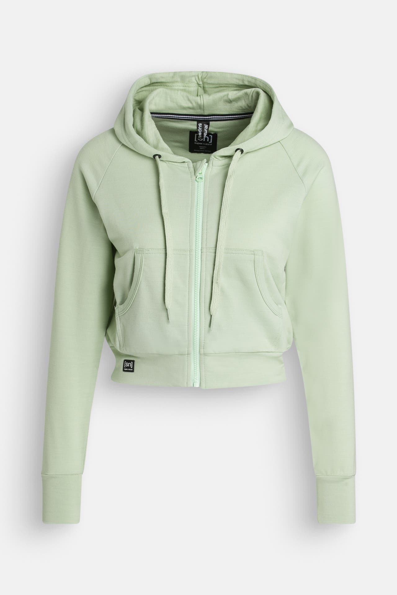SUPER.NATURAL Sweatjacke pastelgrün, Bild 1