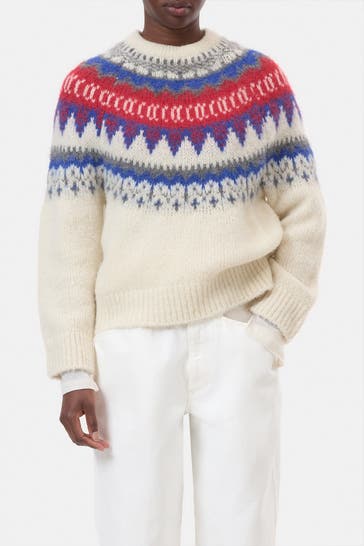 CLOSED Wollmix-Strickpullover gemustert