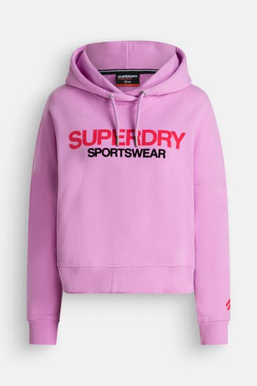 SUPERDRY Hoodie rosa
