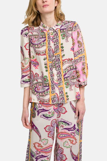 LOLLYS LAUNDRY Casual-Bluse 'BonoLL' gemustert