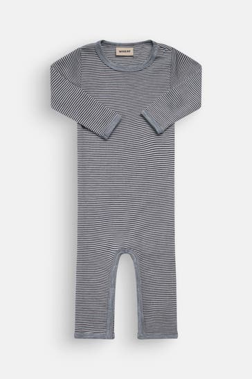 WHEAT Woll-Strampler gestreift