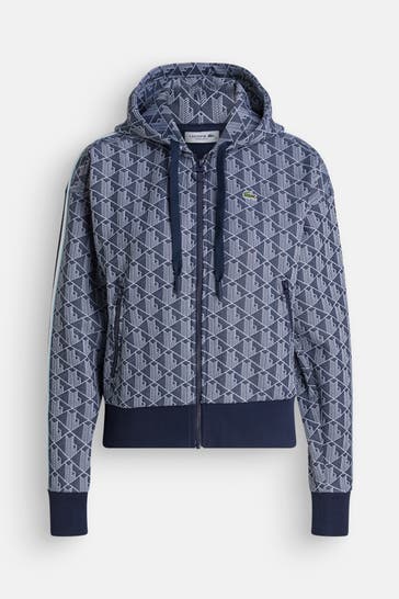 LACOSTE Sweatjacke gemustert