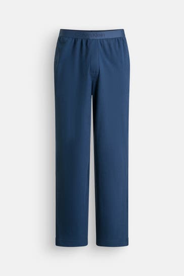 CALVIN KLEIN Pyjamahose azurblau