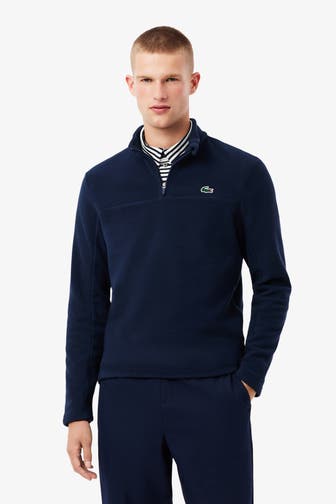 LACOSTE Fleece-Troyer nachtblau