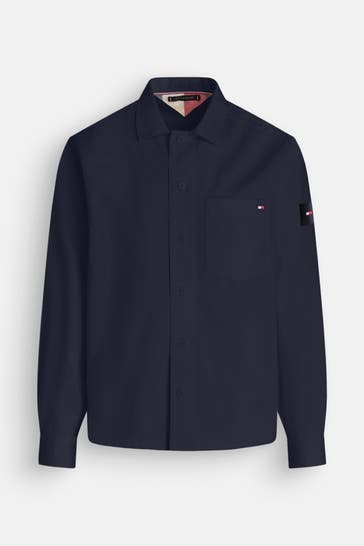 TOMMY HILFIGER Overshirt nachtblau