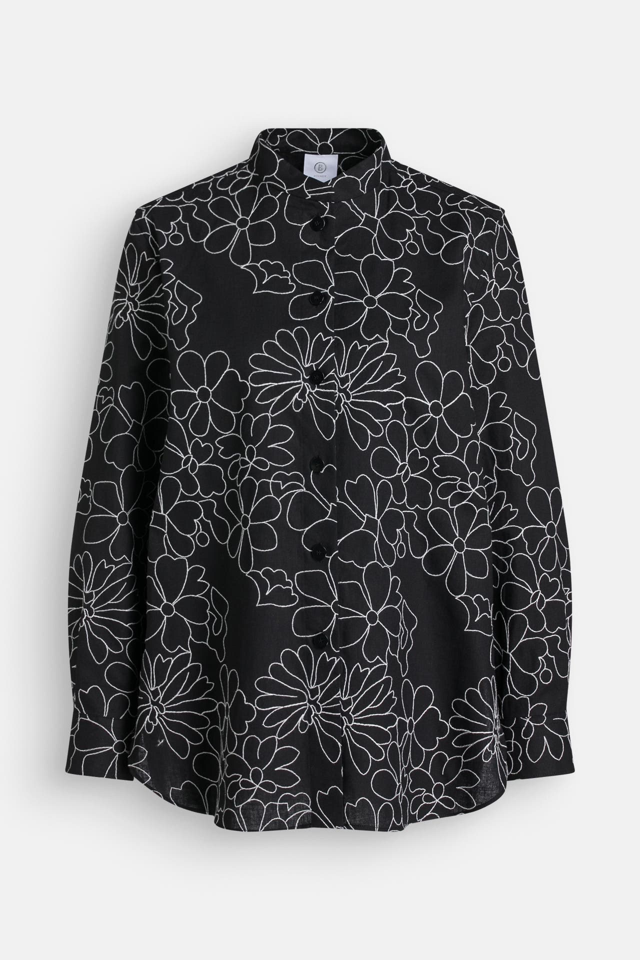 BOGNER Leinenmix-Bluse 'Chelsy' floral, Bild 1