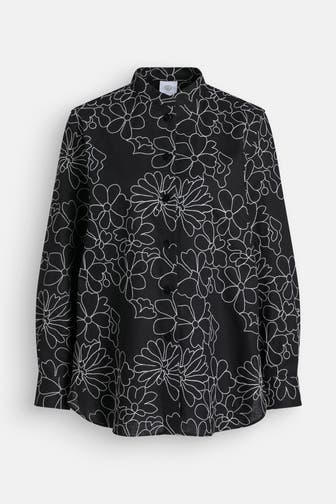 BOGNER Leinenmix-Bluse 'Chelsy' floral