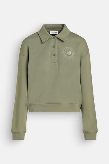 LACOSTE Sweat-Troyer oliv