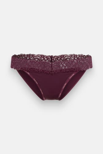 CALVIN KLEIN Slip aubergine