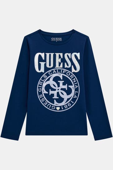 GUESS Longsleeve navy