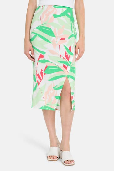 S.OLIVER BLACK LABEL Midirock gemustert