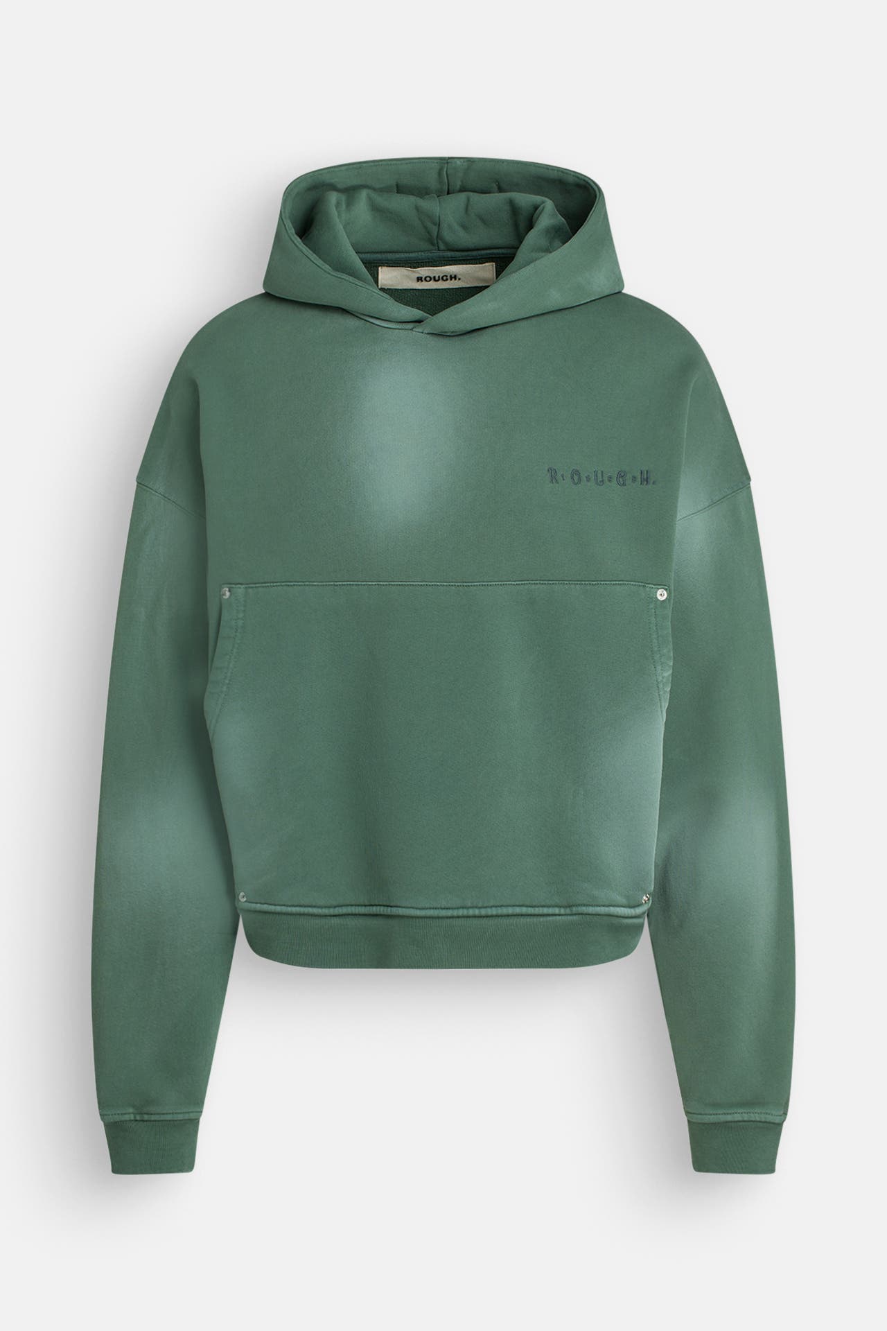 ROUGH. Hoodie smaragdgrün, Bild 1