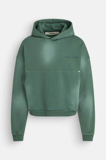 ROUGH. Hoodie smaragdgrün