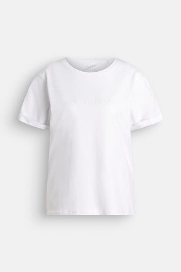 GUESS T-Shirt 'Celeste' weiß
