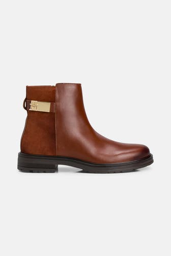 TOMMY HILFIGER Stiefeletten 'Astrid 13c' cognac