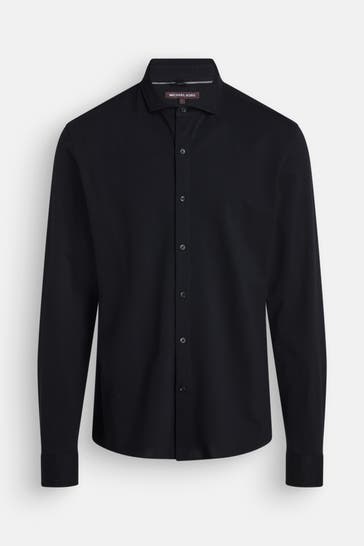 MICHAEL KORS Casual-Hemd schwarz Slim Fit