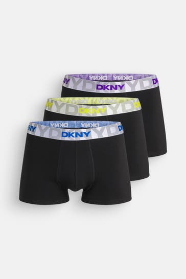 DKNY 3er-Pack Boxer Trunks 'Lloyd' schwarz