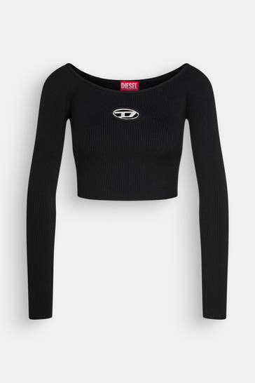 DIESEL Strickshirt 'Vera' schwarz