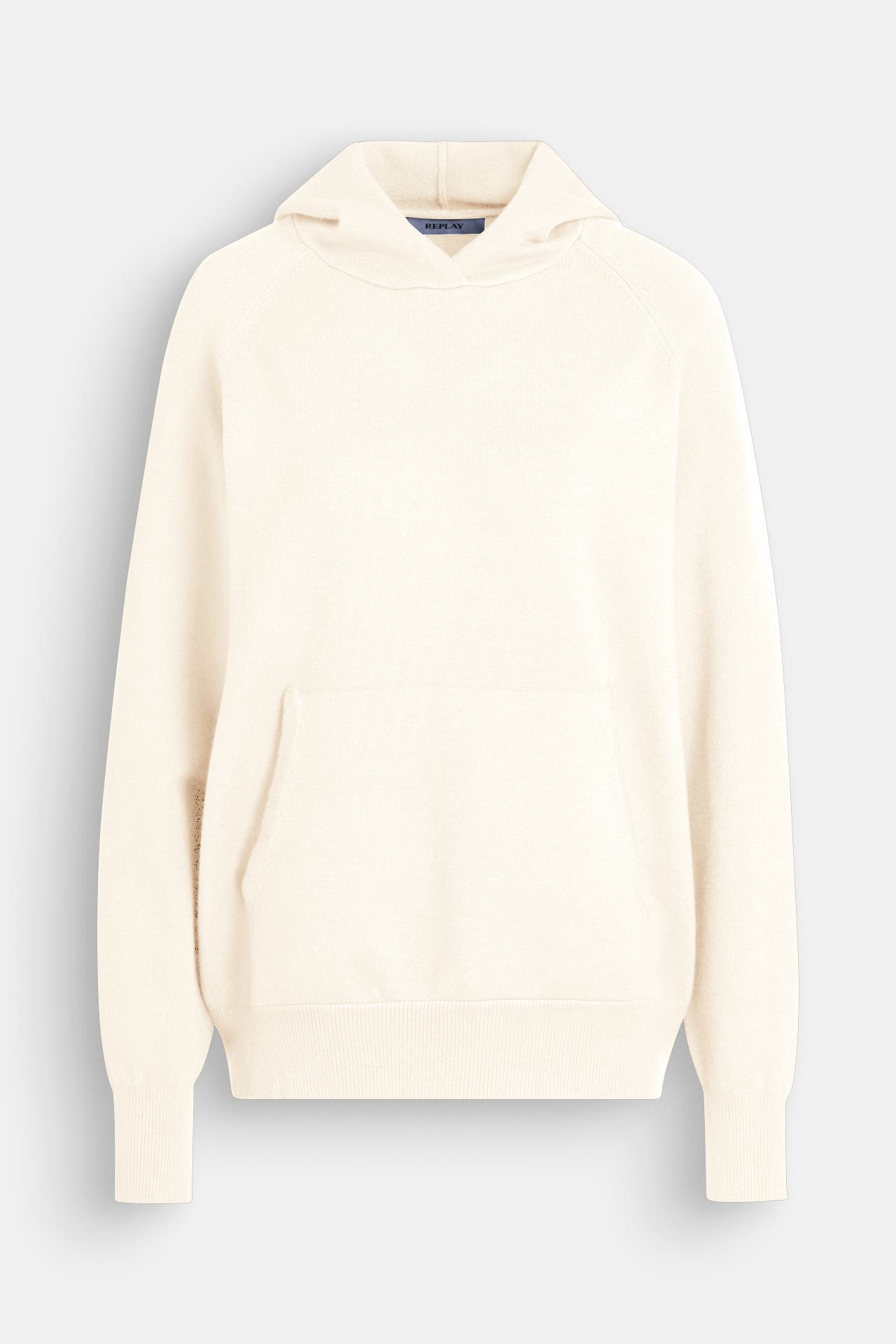 REPLAY Strick-Hoodie ecru, Bild 1