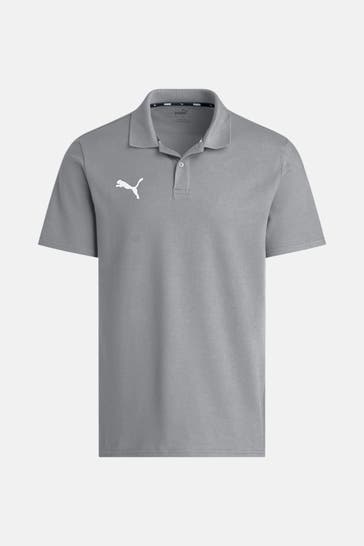 PUMA Polo-Shirt 'teamGOAL' grau
