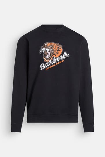 BARBOUR INTERNATIONAL Sweatshirt schwarz