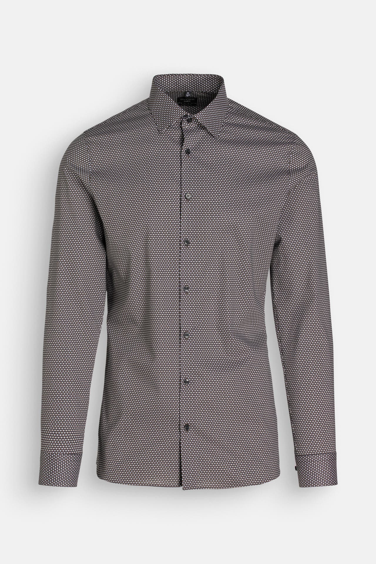 OLYMP No. Six Casual-Hemd gemustert Extra Slim Fit, Bild 1