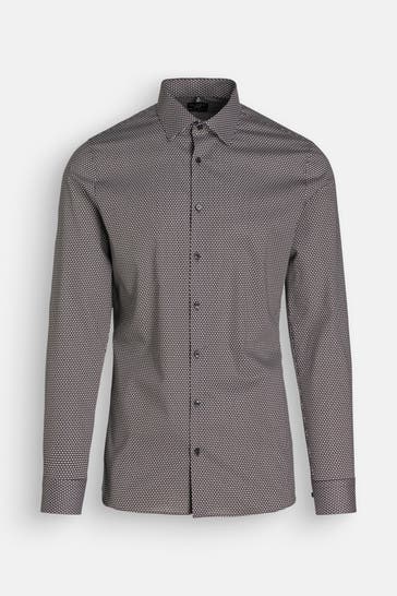 OLYMP No. Six Casual-Hemd gemustert Extra Slim Fit