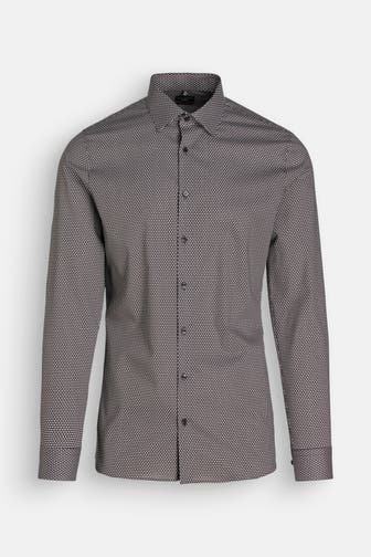 OLYMP No. Six Casual-Hemd gemustert Extra Slim Fit