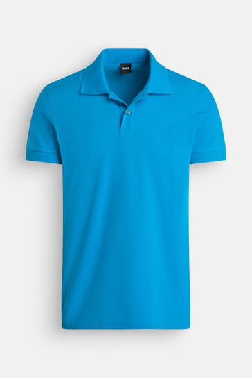 BOSS Polo-Shirt 'Firenze' blau