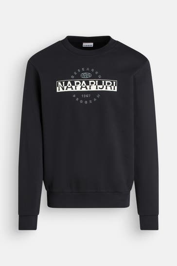 NAPAPIJRI Sweatshirt 'Bander' schwarz